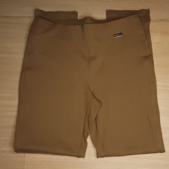 Rafaella Tan Elastic Waist Slim Knit Pants Medium - Picture 1 of 8
